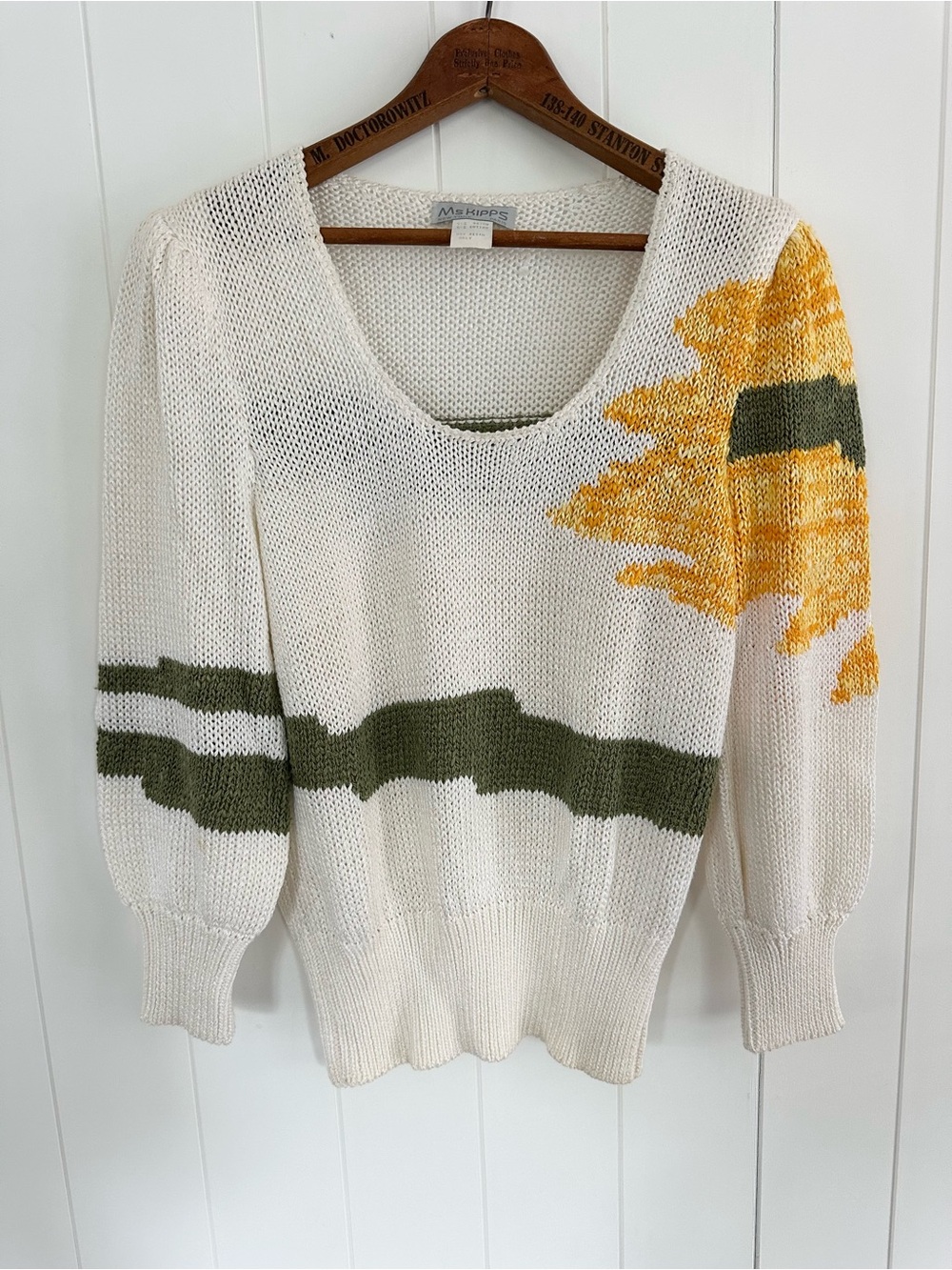 Vintage 1980s Ms Kipps Knit Sweater